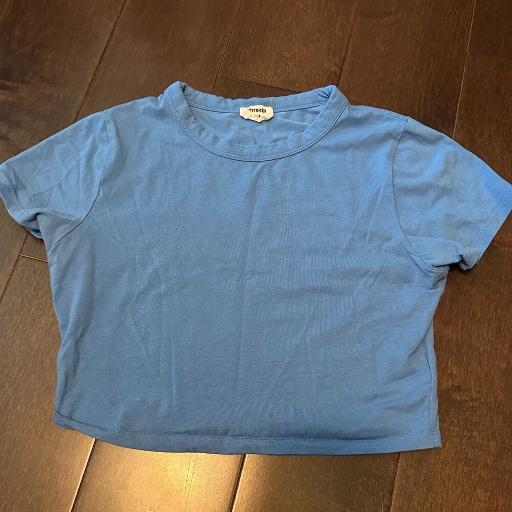 Cotton On Blue Baby Tee